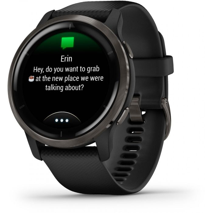 Garmin Venu 2 Smartwatch GPS 45mm, Reloj Inteligente Fitness con Música, Pagos y Monitor de Salud, Color Negro 45 Garmin Venu 2 Smartwatch GPS 45mm, Reloj Inteligente Fitness con Música, Pagos y Monitor de Salud, Color Negro 45