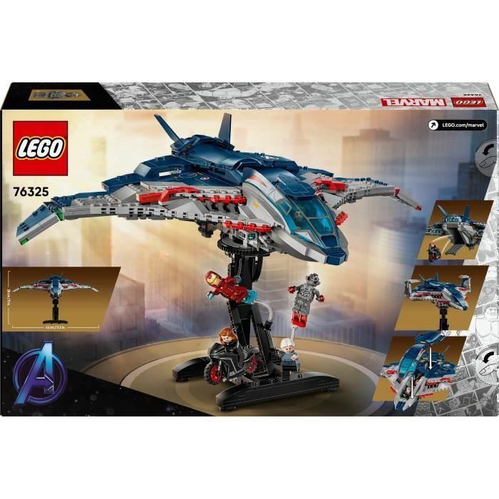 LEGO 76325 Marvel Vengadores: La Era de Ultrón Quinjet - Juguete de construcción para niños 10+ años 5 LEGO 76325 Marvel Vengadores: La Era de Ultrón Quinjet - Juguete de construcción para niños 10+ años 5