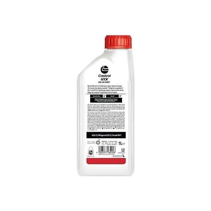 Aceite de motor - CASTROL - GTX 5W-30 RN17 - 1L 2 Aceite de motor - CASTROL - GTX 5W-30 RN17 - 1L 2
