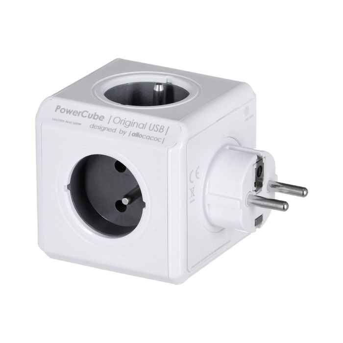 Regleta Allocacoc PowerCube Original USB Type E Regleta Allocacoc PowerCube Original USB Type E