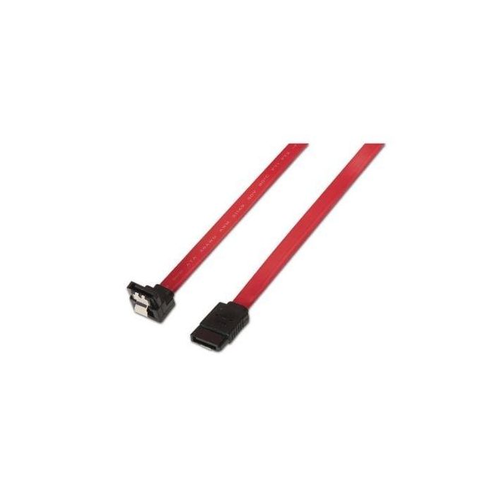 AISENS - CABLE SATA III DATOS 6G DATOS ACODADO CON ANCLAJES, ROJO, 0.5M 0 AISENS - CABLE SATA III DATOS 6G DATOS ACODADO CON ANCLAJES, ROJO, 0.5M 0