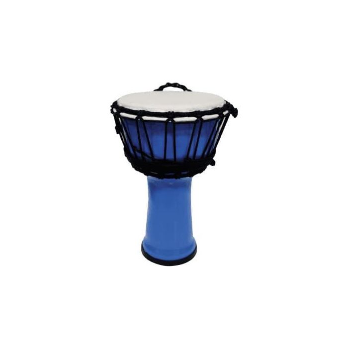 TANGA Djembe de 7" de PVC, Plástico, Azul Claro