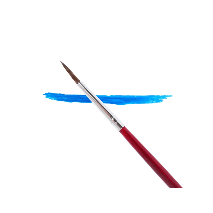 Liderpapel Pinceles Acuarela Nº3 Virola Cromada Pelo Engomado para Acuarela 4