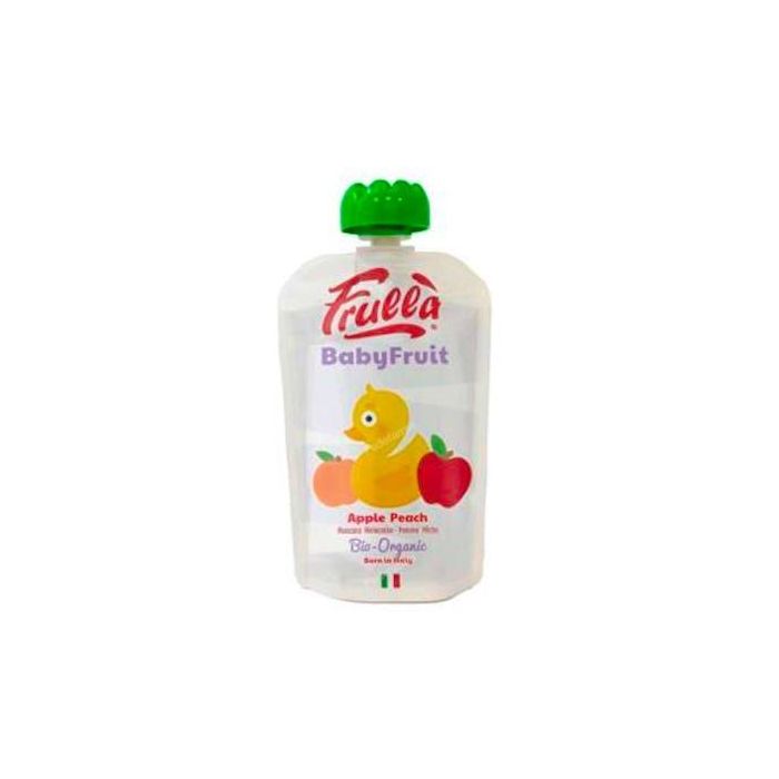 Frulla Puré de Manzana y Melocotón Bio 10 Uds x 100 Gr