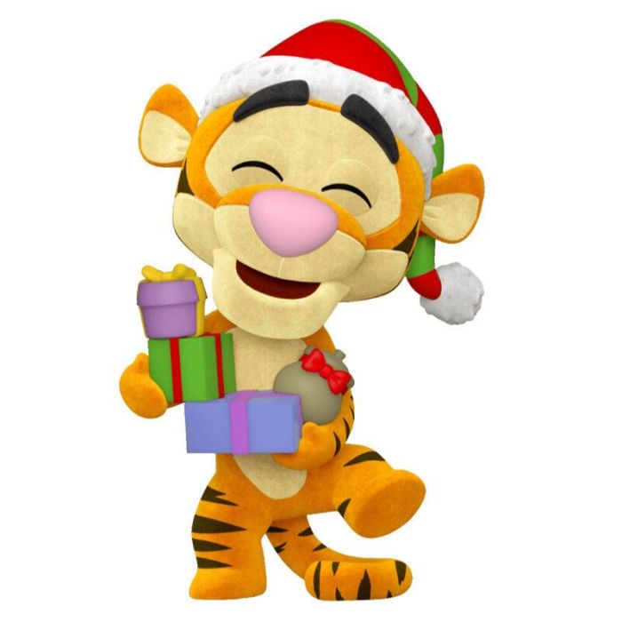 Figura POP Disney Holiday Tigger Flocked Exclusive 2 Figura POP Disney Holiday Tigger Flocked Exclusive 2