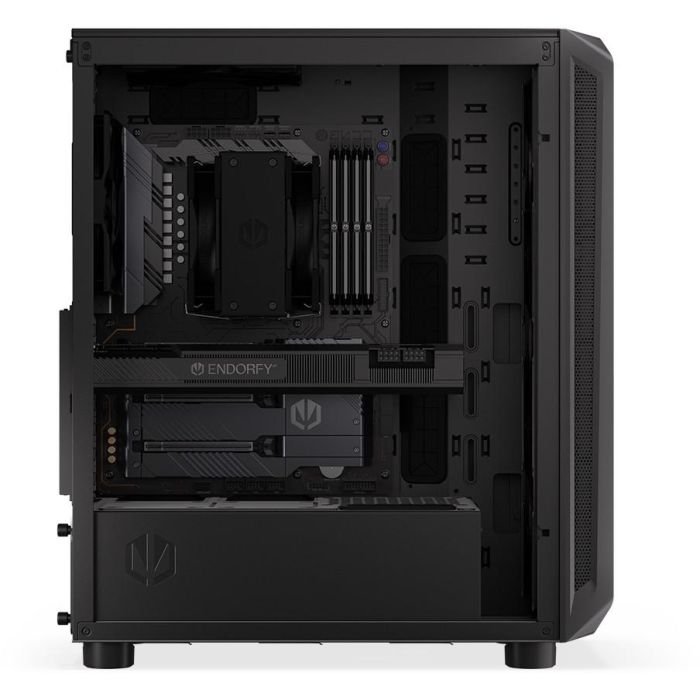 ENDORFY EY2A010 ARX 500 Air TG Black - Caja PC Midi Tower Gaming con Panel y Ventana Lateral de Vidrio Templado 2