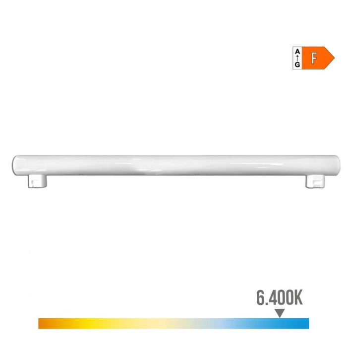 Edm Linestra LED 2 casquillos S14s 9W 950lm 6400K luz fría 500x30x47mm