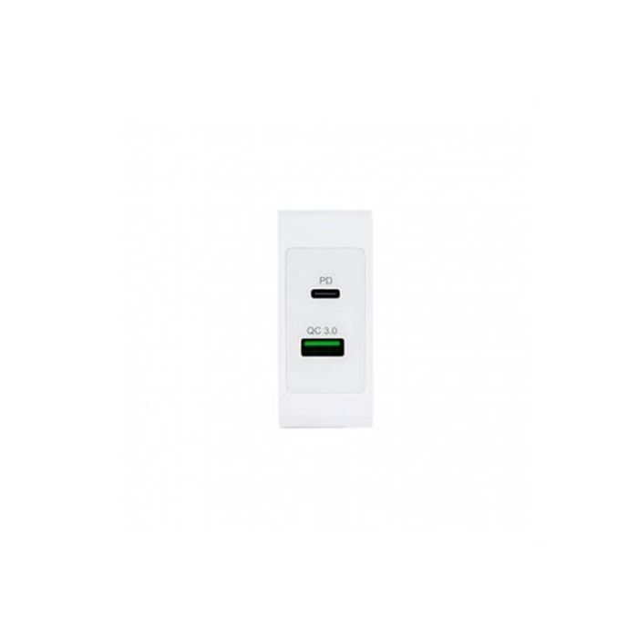 TOOQ Cargador Doble USB Tipo C PD y USB A QC3.0 48W - TQWC-2SC03WT 2 TOOQ Cargador Doble USB Tipo C PD y USB A QC3.0 48W - TQWC-2SC03WT 2