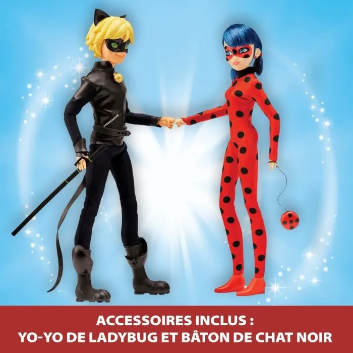 Bandai Miraculous Ladybug Muñecas de Moda 26 cm - Paquete de 2 3
