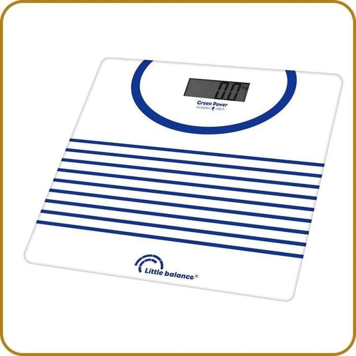 Báscula personal - LITTLE BALANCE - 8655 - USB reparable - 180 kg / 100 g - Mariniere 1 Báscula personal - LITTLE BALANCE - 8655 - USB reparable - 180 kg / 100 g - Mariniere 1