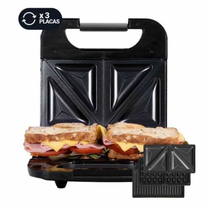 Sandwichera Universal Blue 700 W Negro 8