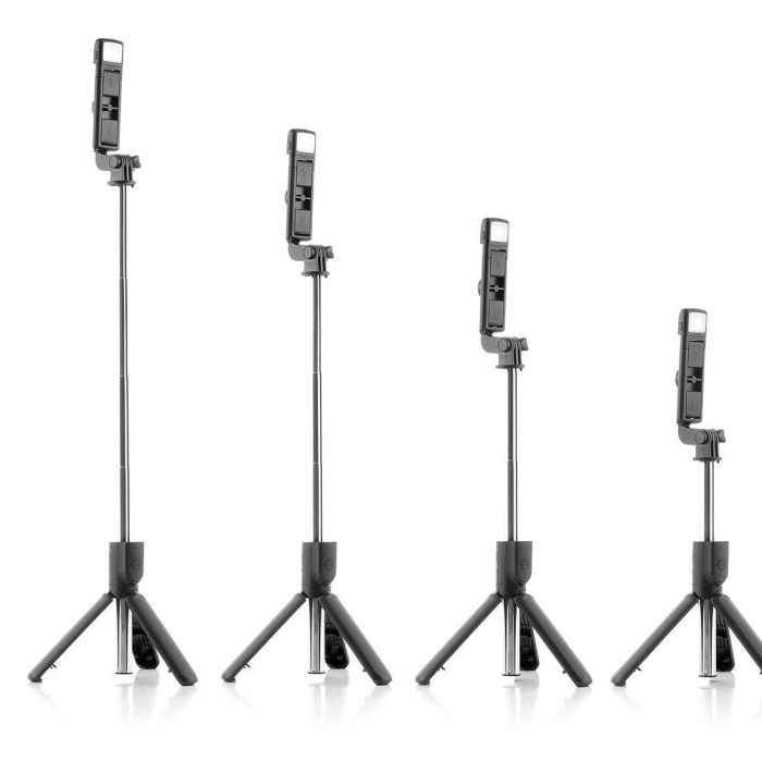 Trípode Extensible para Móvil con LED y Mando Tridiex InnovaGoods 2 Trípode Extensible para Móvil con LED y Mando Tridiex InnovaGoods 2