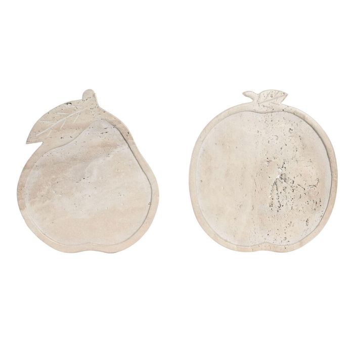 DKD Home Decor Centro Mesa Scandi de Mármol Beige con Diseño de Fruta 27x30x1.8cm (2 Unidades) 1 DKD Home Decor Centro Mesa Scandi de Mármol Beige con Diseño de Fruta 27x30x1.8cm (2 Unidades) 1