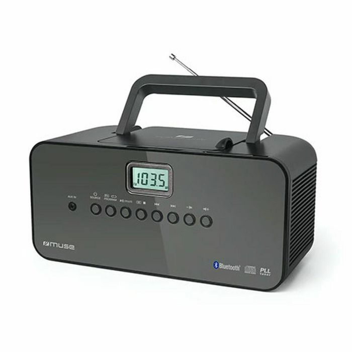 Radio CD Bluetooth MP3 Muse M-22 BT Negro