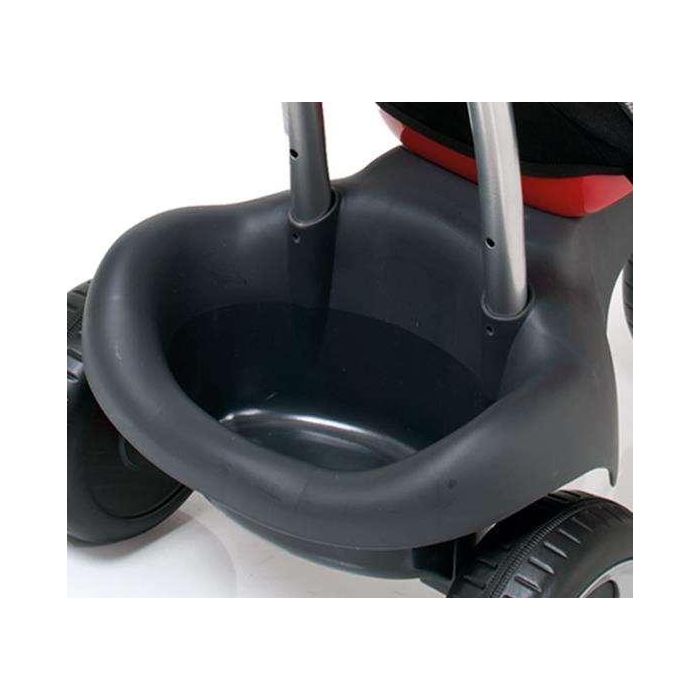 Molto Triciclo Urban Trike Rojo con Palo, Cinturón, Bolsa y Rueda de Goma 98 cm 2