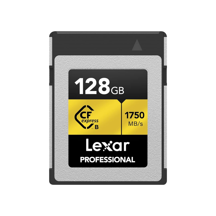 Lexar LCXEXPR128G-RNENG Tarjeta de Memoria CFexpress Tipo B de 128 GB, Velocidad de Lectura 1900 MB/s, Escritura 1500 MB/s
