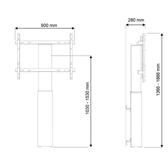 Soporte TV Neomounts PLASMA-W2250BLACK 42" 100" 130 Kg 6 Soporte TV Neomounts PLASMA-W2250BLACK 42" 100" 130 Kg 6