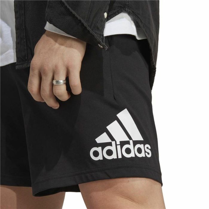 Pantalón Corto Deportivo Adidas Essentials Logo Negro 2 Pantalón Corto Deportivo Adidas Essentials Logo Negro 2