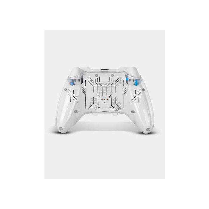 Krom NXKROMKRYSTAL Mando y volante Bluetooth/USB Gamepad Transparente para Android, Nintendo Switch, PC, iOS 4