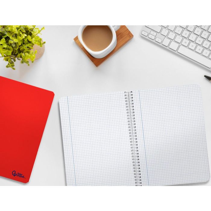 Cuaderno Espiral Liderpapel Din A5 Smart Tapa Blanda 80H 75 gr Cuadro 5 mm Con Margen Colores Surtidos 5 unidades 8