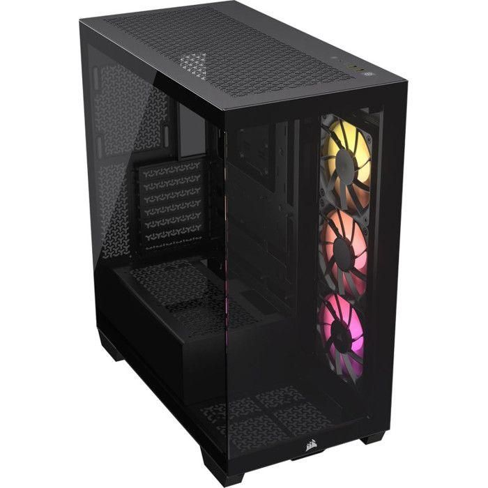 Corsair CC-9011322-WW 3500X RS-R ARGB Midi Tower Caja PC Negro