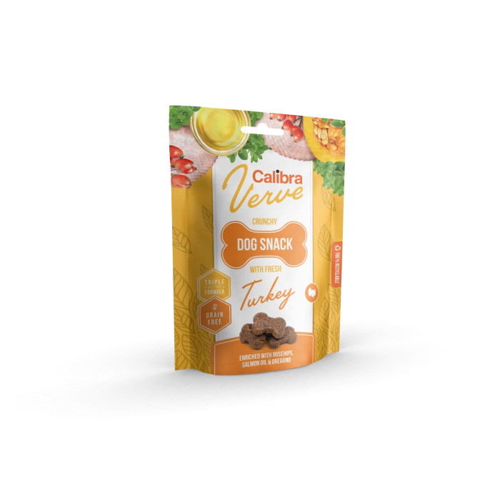 Calibra Dog Verve Crunchy Snack Pavo Fresco 150 gr