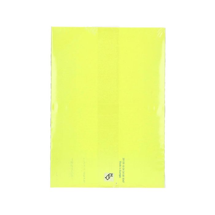 Papel Color Q-Connect Din A4 80 gr Amarillo Neon Paquete De 500 Hojas 3