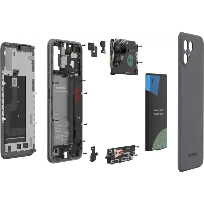 Fairphone 4 5G 128GB 6GB RAM Gris - Smartphone Android 11 Pantalla 6.3" IPS 48MP Cámara Dual Snapdragon 750G 18 Fairphone 4 5G 128GB 6GB RAM Gris - Smartphone Android 11 Pantalla 6.3" IPS 48MP Cámara Dual Snapdragon 750G 18