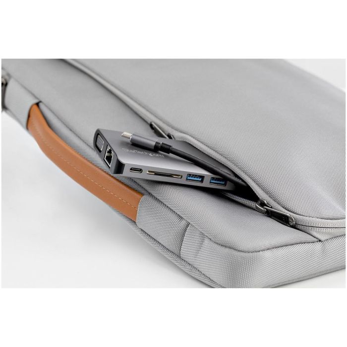 Startechcom Docking Station USB Tipo C, Adaptador Multipuertos HDMI 4K / VGA, Ethernet, SD, 2xUSB-A, 1xUSB-C PD 100W 8