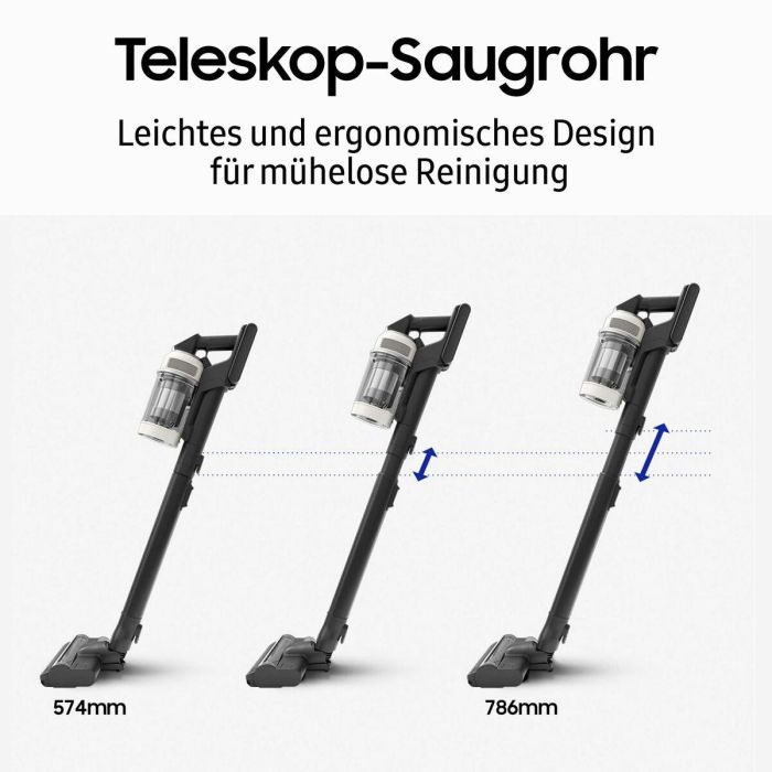 Samsung Aspiradora de Escoba Inalámbrica BESPOKE AI Jet Lite Pet VS80F28ELP 770 W 280 W Succión 60 min Autonomía Gris 8 Samsung Aspiradora de Escoba Inalámbrica BESPOKE AI Jet Lite Pet VS80F28ELP 770 W 280 W Succión 60 min Autonomía Gris 8