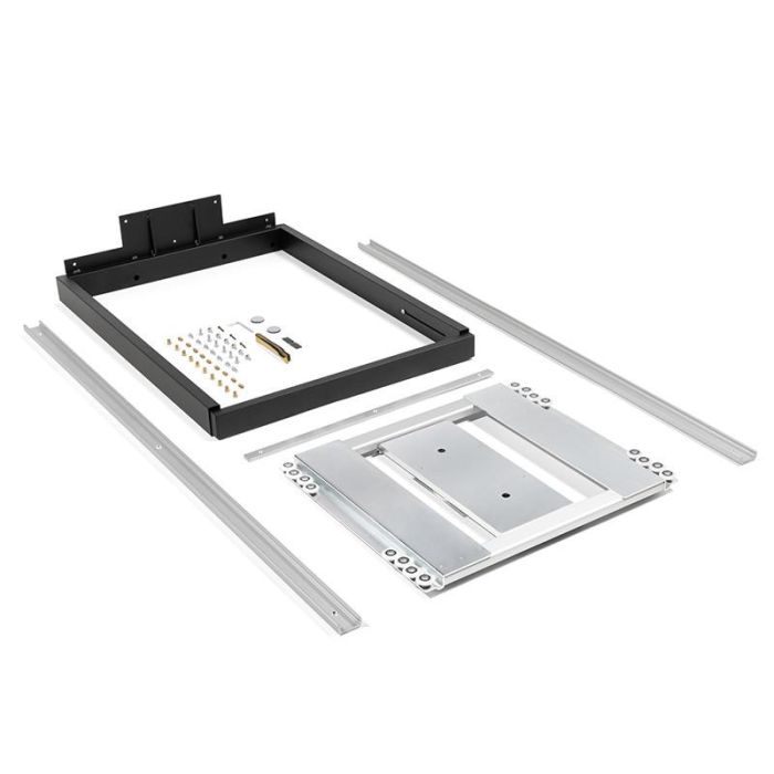 ATIM Sestante Sistema Mesa Adicional Giratoria y Corredera con Pata Doble. Expansión Encimera para Módulos 600-900mm, 80kg Carga ATIM Sestante Sistema Mesa Adicional Giratoria y Corredera con Pata Doble. Expansión Encimera para Módulos 600-900mm, 80kg Carga