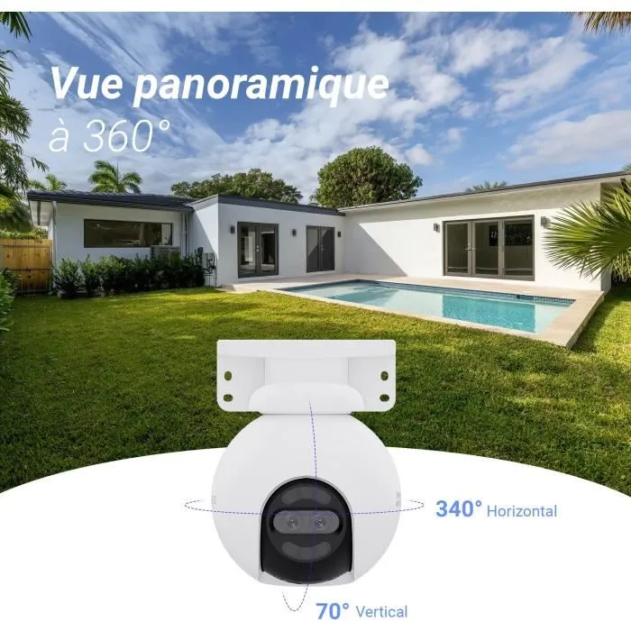 Ezviz Cámara H80x Dual 4K EZV1730247593655 Visión Nocturna en Color Audio Bidireccional Ezviz Cámara H80x Dual 4K EZV1730247593655 Visión Nocturna en Color Audio Bidireccional