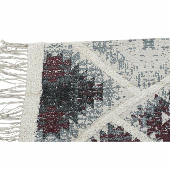 Alfombra Boho DKD Home Decor Blanco Rojo 290 x 1 x 200 cm 3