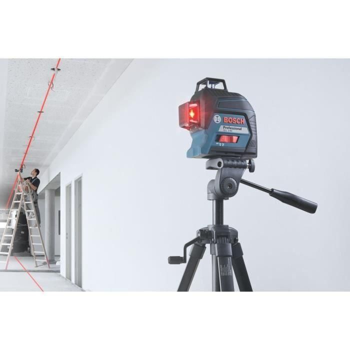 Bosch Professional 0601063S00 Láser de líneas cruzadas GLL 3-80 Líneas rojas a batería en caja estándar 2