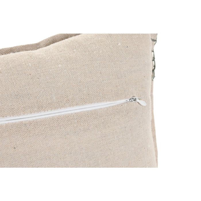 Cojin Boho DKD Home Decor Beige Verde 50 x 30 cm (2 Unidades) 3 Cojin Boho DKD Home Decor Beige Verde 50 x 30 cm (2 Unidades) 3