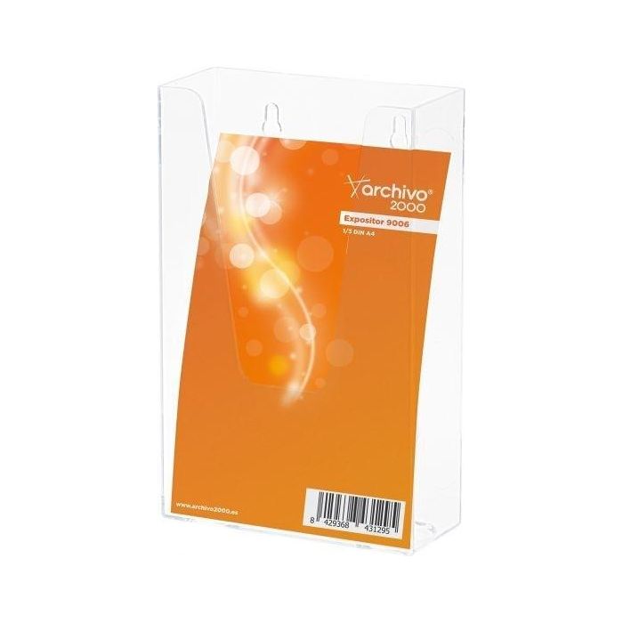 Archivo 2000 Portafolletos Mural Archivo 2000 "Premium" Espesor 3 mm Din A5 Vertical 45x175x180 mm Archivo 2000 Portafolletos Mural Archivo 2000 "Premium" Espesor 3 mm Din A5 Vertical 45x175x180 mm