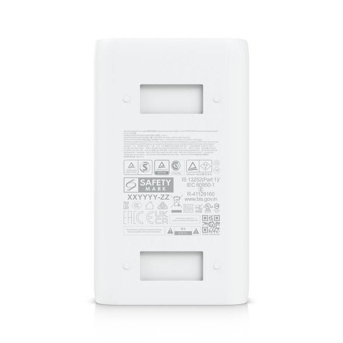 Ubiquiti Adaptador de Corriente PoE++ 48V DC 1.25A 100-240V AC 50/60Hz 65 kHz para Dispositivos UniFi 6