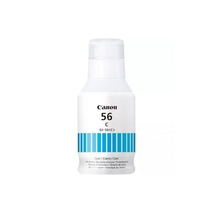 Canon Bote de Tinta Cian Maxify Gx 5050-6050-7050 - Gi 56C, 135 ML Canon Bote de Tinta Cian Maxify Gx 5050-6050-7050 - Gi 56C, 135 ML