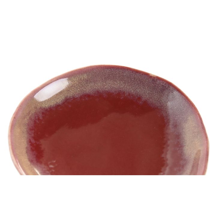 Bandeja Vaciabolsillos Moderno DKD Home Decor Granate 10 x 2 x 10 cm (12 Unidades) 1