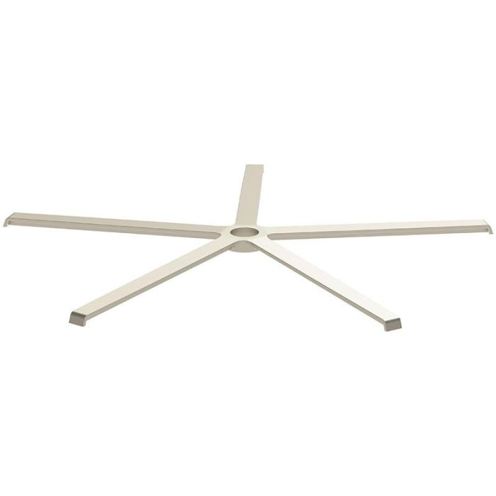 Q&Q Base Coney Ø690 Acero 5 Brazos Níquel Cepillado