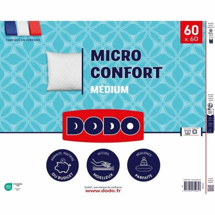 Dodo Almohada Micro Confort 60 x 60 cm DOD3307419759657