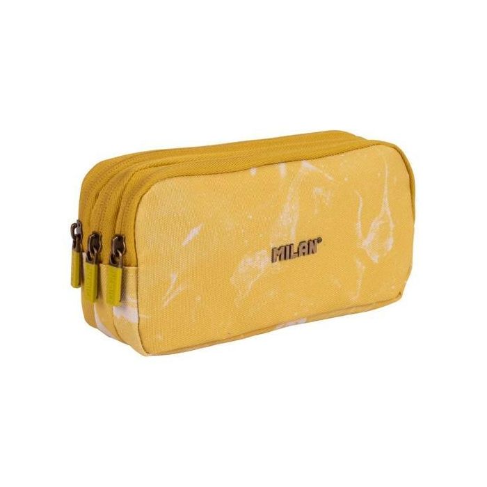 Milan Portatodo 3 Cremalleras Serie Lava Amarillo