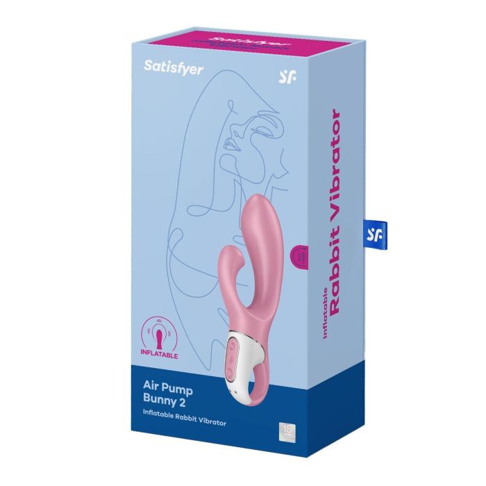 Satisfyer Air Pump Bunny 2 Inflatable Rabbit Vibrador para Mujer 1 Satisfyer Air Pump Bunny 2 Inflatable Rabbit Vibrador para Mujer 1