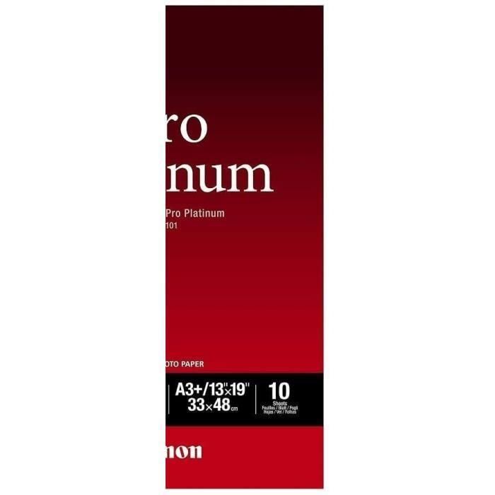 Canon 2768B018 Papel Fotográfico PT-101 Photo Paper Pro Platinum 300g/m² A3+ 10 Hojas 3