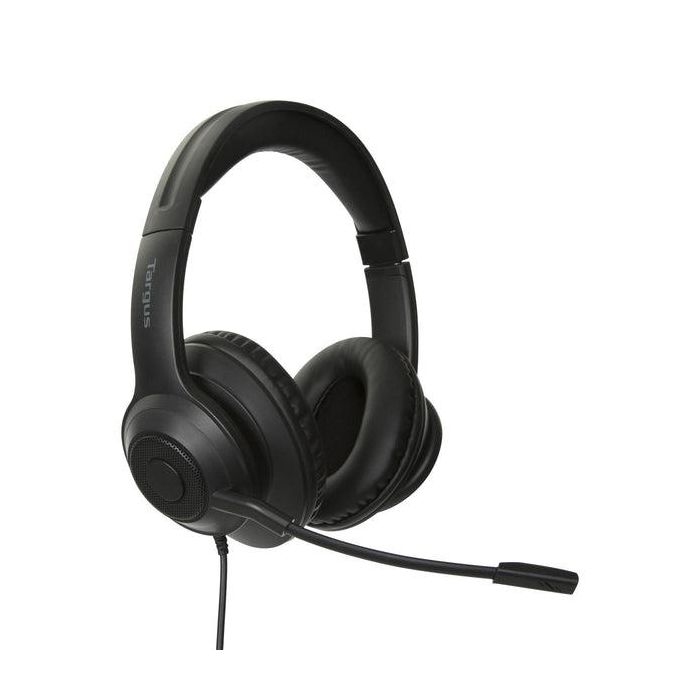 Targus AEH102GL Auriculares Alámbrico Diadema Llamadas/Música USB Tipo A Negro 5 Targus AEH102GL Auriculares Alámbrico Diadema Llamadas/Música USB Tipo A Negro 5