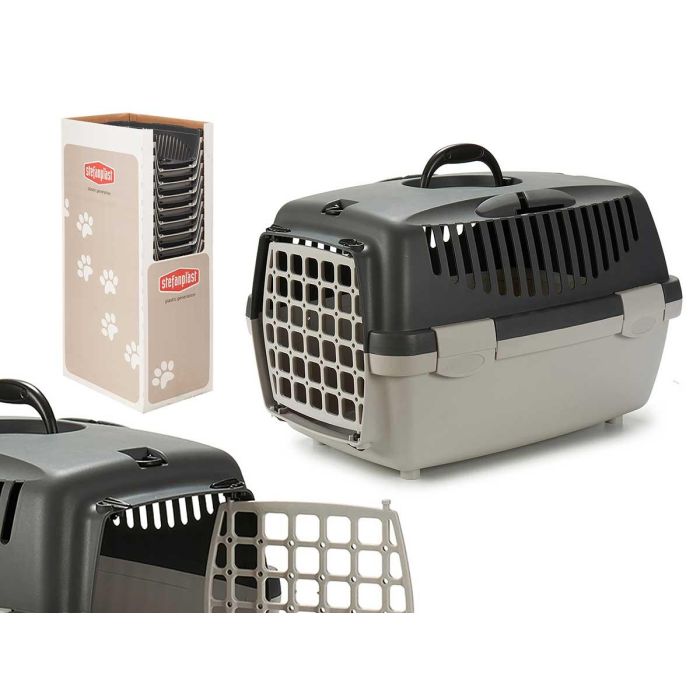 Transportín Plástico Gris Stefanplast 33x30x47 cm - Antracita/Gris Claro (18 Unidades) Transportín Plástico Gris Stefanplast 33x30x47 cm - Antracita/Gris Claro (18 Unidades)
