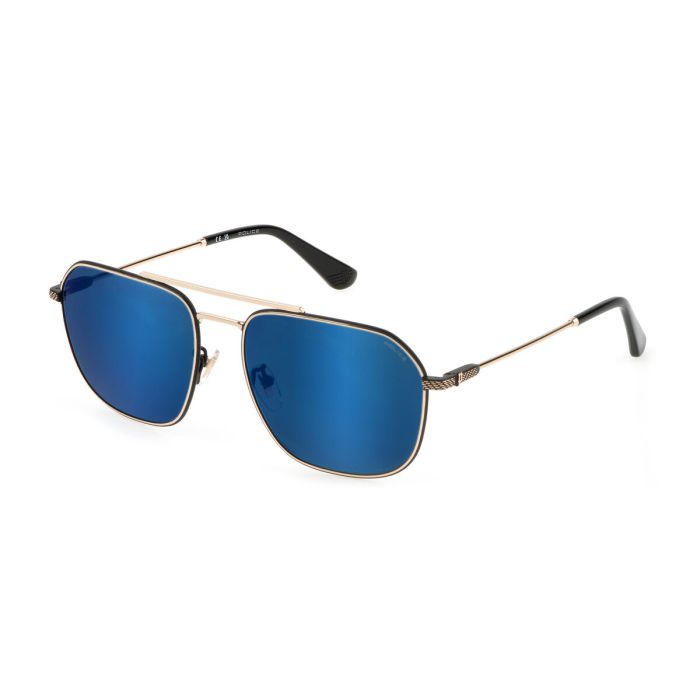 Gafas de Sol Hombre Police SPLF64-57300B Dorado ø 57 mm