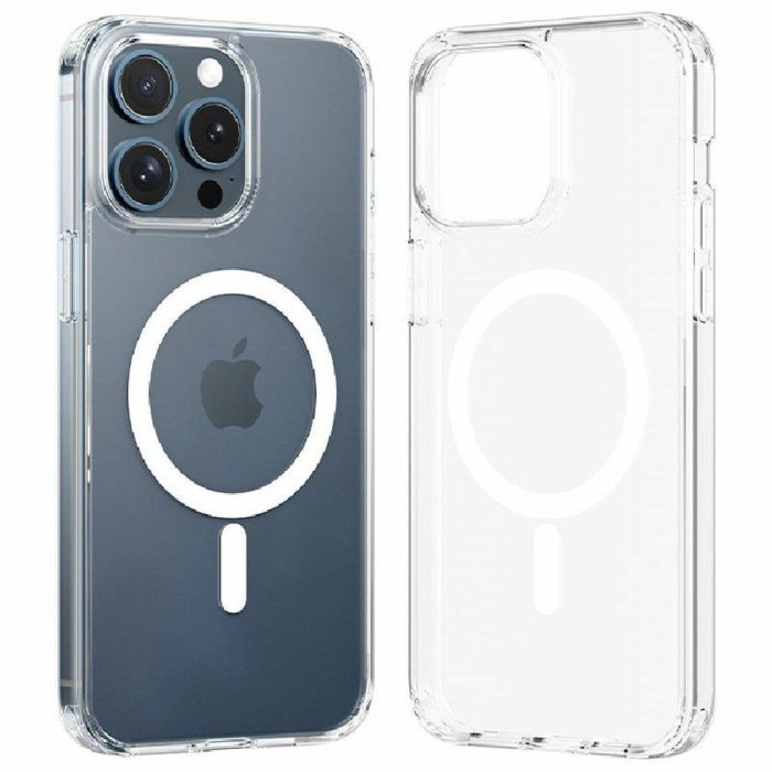 Funda Dura con Magsafe Vention KUCT0-40/ Compatible con iPhone 15 Pro Max/ Transparente