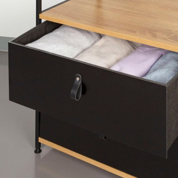 Armario Max Home Tela Acero Melamina Aglomerado 60 x 175 x 40 cm 2 Armario Max Home Tela Acero Melamina Aglomerado 60 x 175 x 40 cm 2