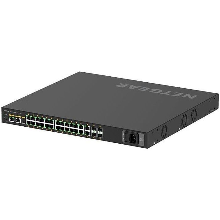 NETGEAR M4250-26G4F 24+4P AV Line Switch PoE+ Gestionable con Montaje en Rack 4